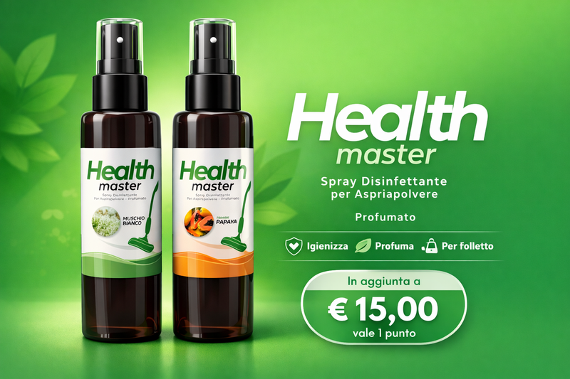 Health Master - Spray disinfettante per aspirapolvere